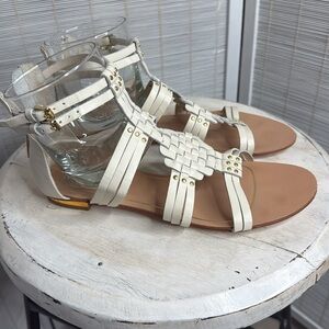 Dolce Vita off White Gladiator Sandals